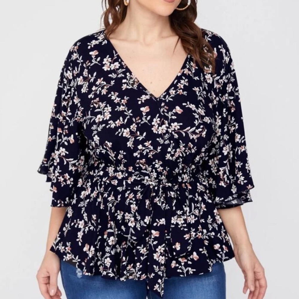 SHEIN Top con estampado floral